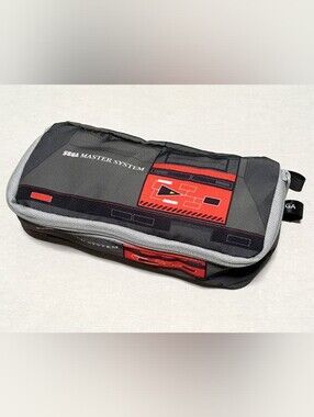 SEGA Master System Print Zipper Pouch Storage Bag NWOT New Without Tag